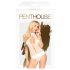 Penthouse Perfect Lover - White Halter Bodysuit