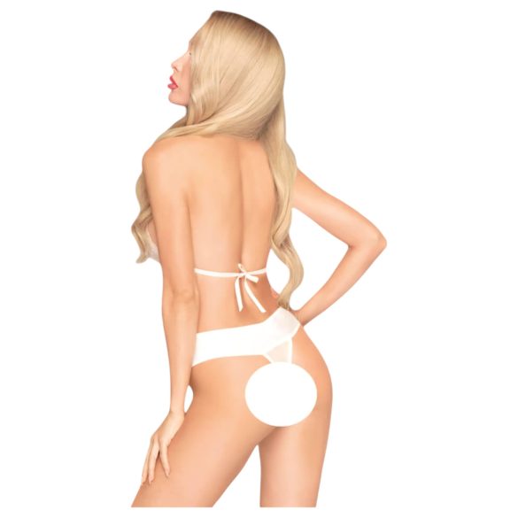 Penthouse Perfect Lover - White Halter Bodysuit - L/XL