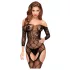 Penthouse Top-Notch - Open Mesh Set (Black) - XL