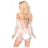 Penthouse Lip Smacker - Lace Off-Shoulder Set (White)