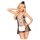 Penthouse Teaser - 3-Piece Maid Costume (Black & White) - M/L