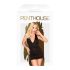Penthouse Earth-shaker - Halter Dress & Thong Set (Black)