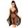 Penthouse Playful Doll - Lace Dress & Thong Set (Black) - L/XL