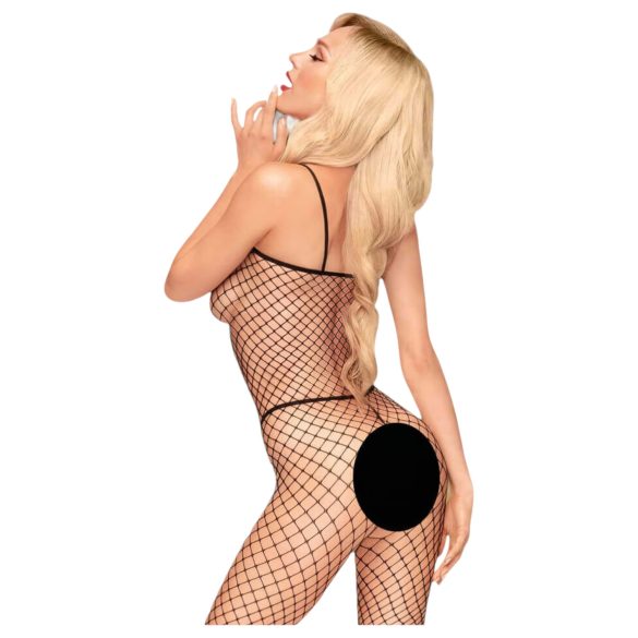 Penthouse Body Search - Open Net Bodysuit (Black)
