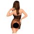 Penthouse All Yours - Lace Nightgown & Thong Set (Black) - L/XL