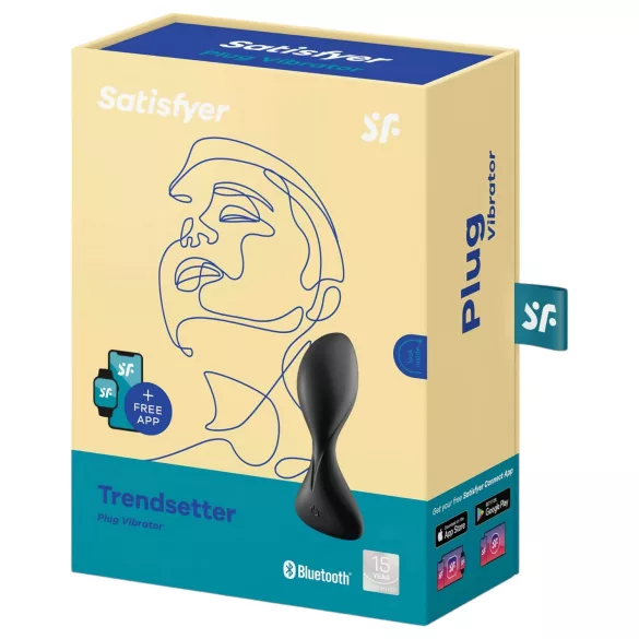 Satisfyer Trendsetter - App-controlled anal vibrator (black)