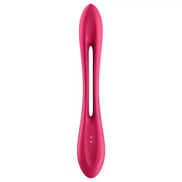 Satisfyer Elastic Joy - Red Rechargeable Flexible Couple's Vibrator