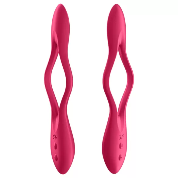 Satisfyer Elastic Joy - Red Rechargeable Flexible Couple's Vibrator