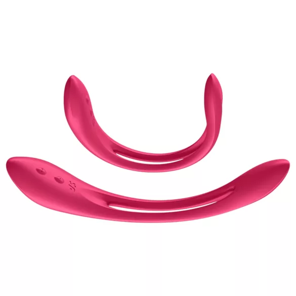 Satisfyer Elastic Joy - Red Rechargeable Flexible Couple's Vibrator