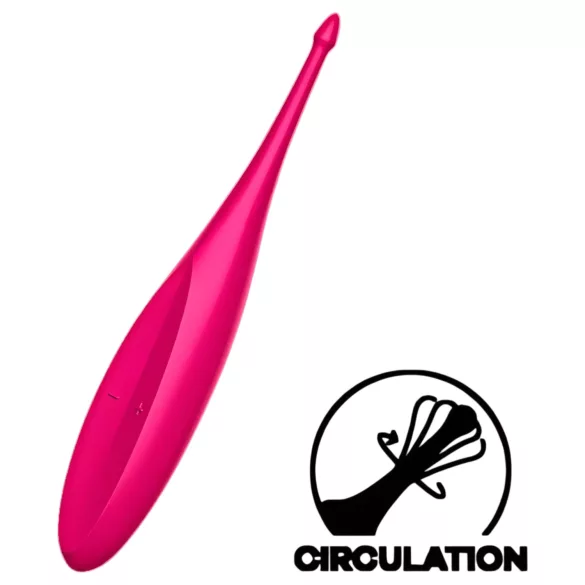 Satisfyer Twirling Fun - Rechargeable, Waterproof Clitoral Vibrator (Pink)