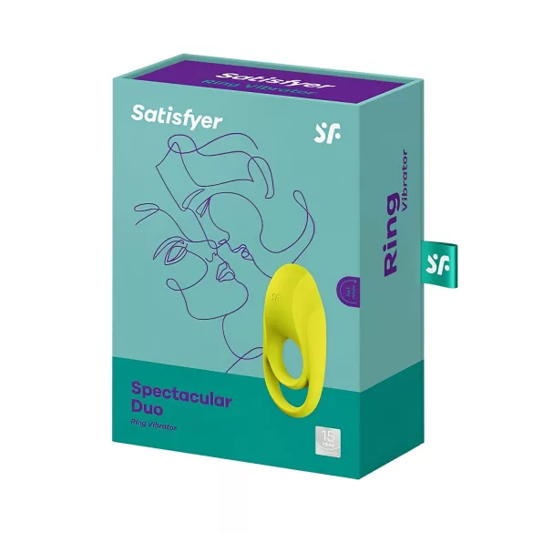 Satisfyer Spectacular - Waterproof Vibrating Ring (Yellow)
