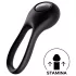 Satisfyer Majestic Duo - rechargeable, waterproof cock ring (black)