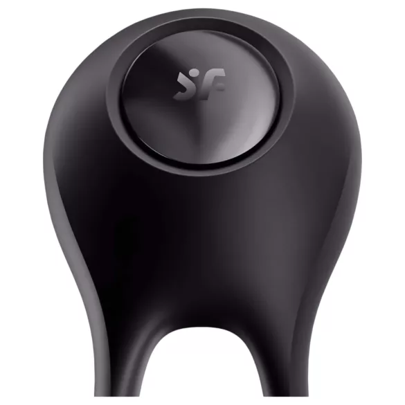 Satisfyer Majestic Duo - rechargeable, waterproof cock ring (black)