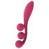 Satisfyer Tri Ball 1 - Rechargeable Multifunction Vibrator (Red)