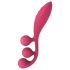 Satisfyer Tri Ball 1 - Rechargeable Multifunction Vibrator (Red)