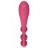 Satisfyer Tri Ball 1 - Rechargeable Multifunction Vibrator (Red)