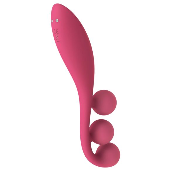 Satisfyer Tri Ball 1 - Rechargeable Multifunction Vibrator (Red)