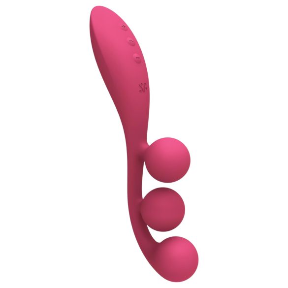 Satisfyer Tri Ball 1 - Rechargeable Multifunction Vibrator (Red)