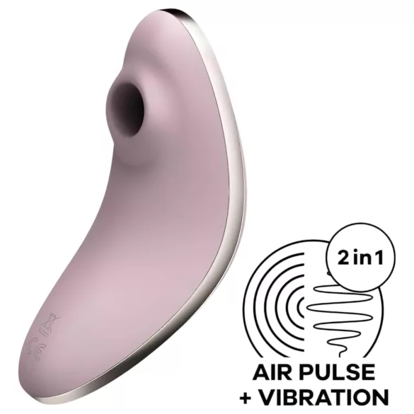 Satisfyer Vulva Lover 1 - Air Pulse Clitoral Vibrator (Violet)