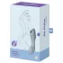 Satisfyer Curvy Trinity 3 - air‑pulse 2‑in‑1 vibrator (grey)