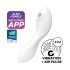 Satisfyer Curvy Trinity 5+ - Smart 2-in-1 Vibrator (White)
