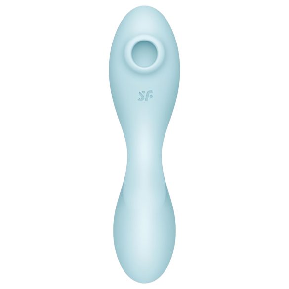 Satisfyer Curvy Trinity 5+ - Smart 2-in-1 Vibrator (Blue)