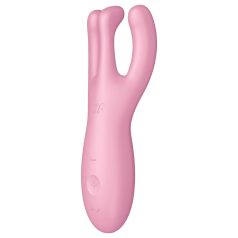 Satisfyer Threesome 4 - Smart Clitoral Vibrator (Pink)