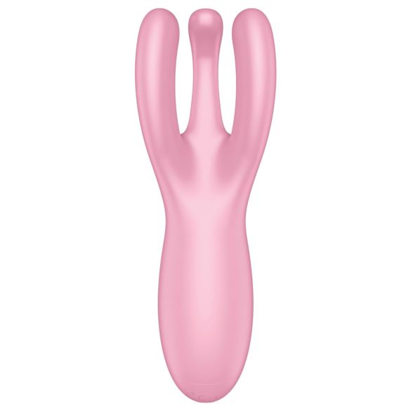 Satisfyer Threesome 4 - Smart Clitoral Vibrator (Pink)