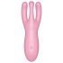 Satisfyer Threesome 4 - Smart Clitoral Vibrator (Pink)