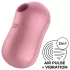 Satisfyer Cotton Candy - Air Pulse Clitoral Vibrator (Coral)
