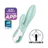Satisfyer Air Pump Bunny 5 - App-controlled inflatable vibrator (mint)