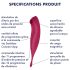 Satisfyer Twirling Pro - Smart 2-in-1 Clitoral Vibrator (Red)