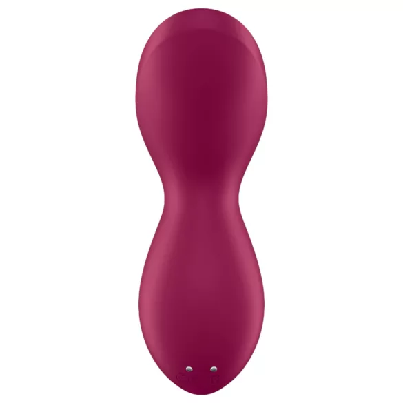 Satisfyer Exciterrr - rotating beaded clitoral vibrator (red)