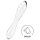 Satisfyer Dazzling Crystal 1 - Dual-Ended Glass Dildo (Clear)