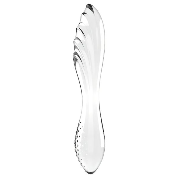 Satisfyer Dazzling Crystal 1 - Dual-Ended Glass Dildo (Clear)