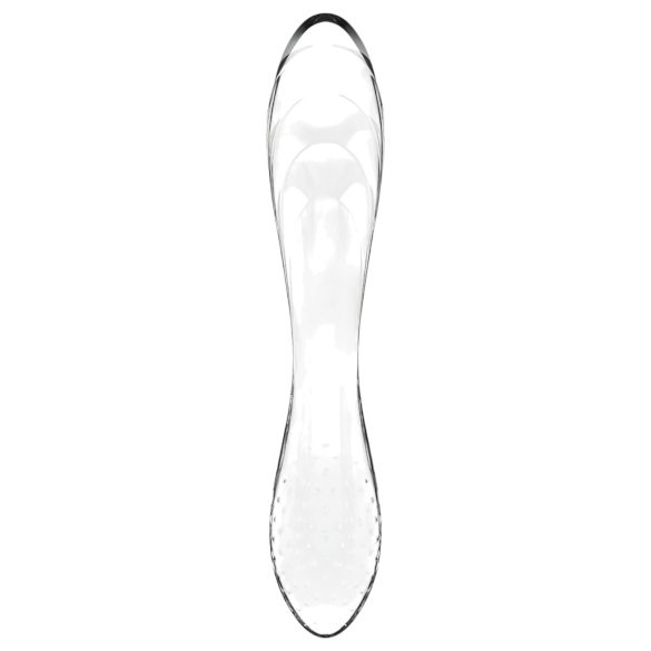 Satisfyer Dazzling Crystal 1 - Dual-Ended Glass Dildo (Clear)