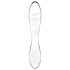 Satisfyer Dazzling Crystal 1 - Dual-Ended Glass Dildo (Clear)
