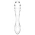Satisfyer Dazzling Crystal 1 - Dual-Ended Glass Dildo (Clear)