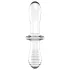 Satisfyer Double Crystal - Double-Ended Glass Dildo (Clear)