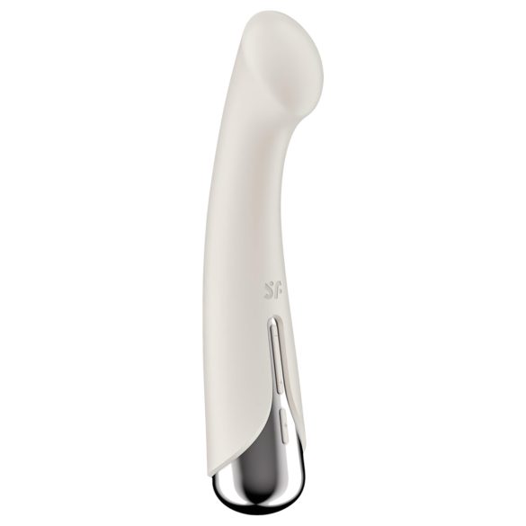 Satisfyer Spinning G-Spot 1 - Rotating Head G-Spot Vibrator (Beige)