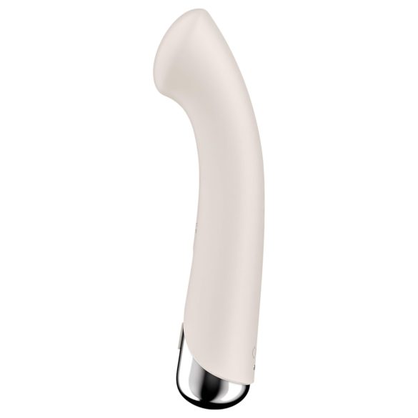 Satisfyer Spinning G-Spot 1 - Rotating Head G-Spot Vibrator (Beige)