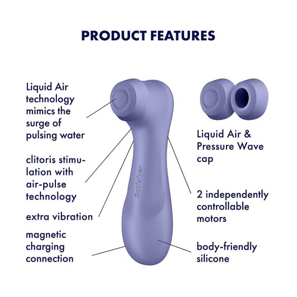 Satisfyer Pro 2 Gen3 - Rechargeable Airwave Clitoral Stimulator (Purple)