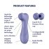Satisfyer Pro 2 Gen3 - Rechargeable Airwave Clitoral Stimulator (Purple)