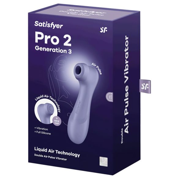 Satisfyer Pro 2 Gen3 - Rechargeable Airwave Clitoral Stimulator (Purple)