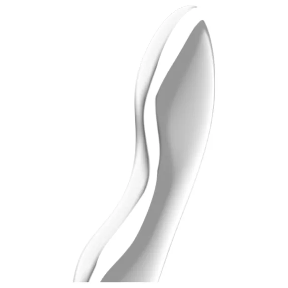 Satisfyer Cosmic Crest 2 - Wavy Steel Dildo (Silver)