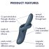 Satisfyer Heat Flex 4 - Warming Clitoral Vibrator (Gray)