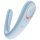 Satisfyer Double Classic - couples vibrator (blue)