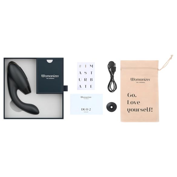 Womanizer Duo 2 - 2in1 G-Spot Vibrator (Black)