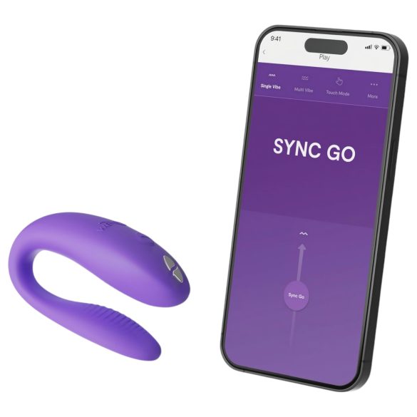 We-Vibe Sync Go - Smart Rechargeable Couple's Vibrator (Purple)
