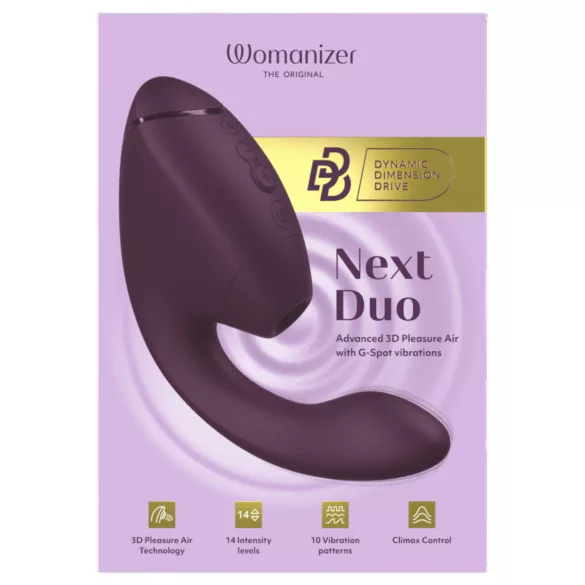 Women’s Pleasure Duo - 2in1 G-Spot Vibrator (Purple)